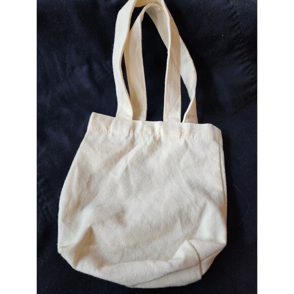 Mini Canvas Tote Bag From King Charles III Coronation 7"x7" - Picture 3 of 3